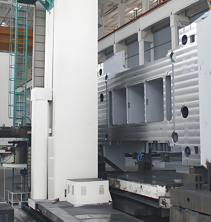 Procesamiento de la máquina de perforación y fresadora de tipo piso grande